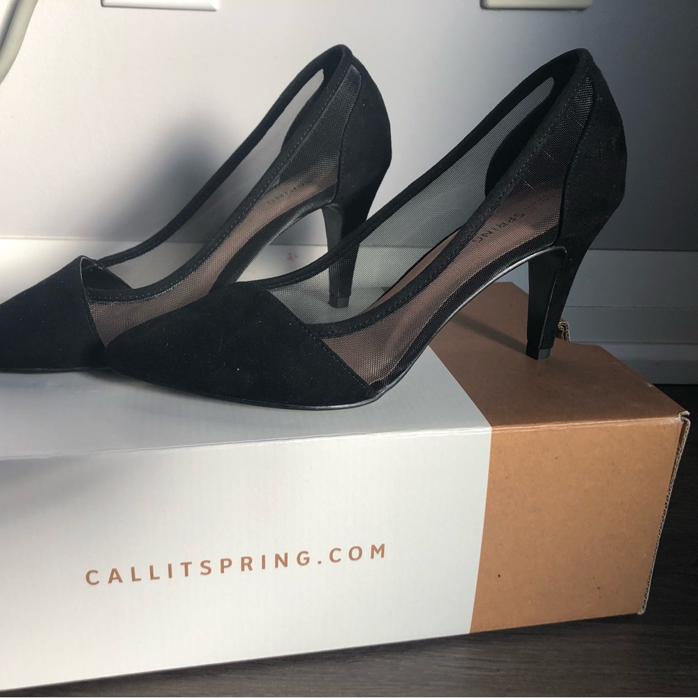Womens closed toe low heel shoe - Picture 4 of 6
